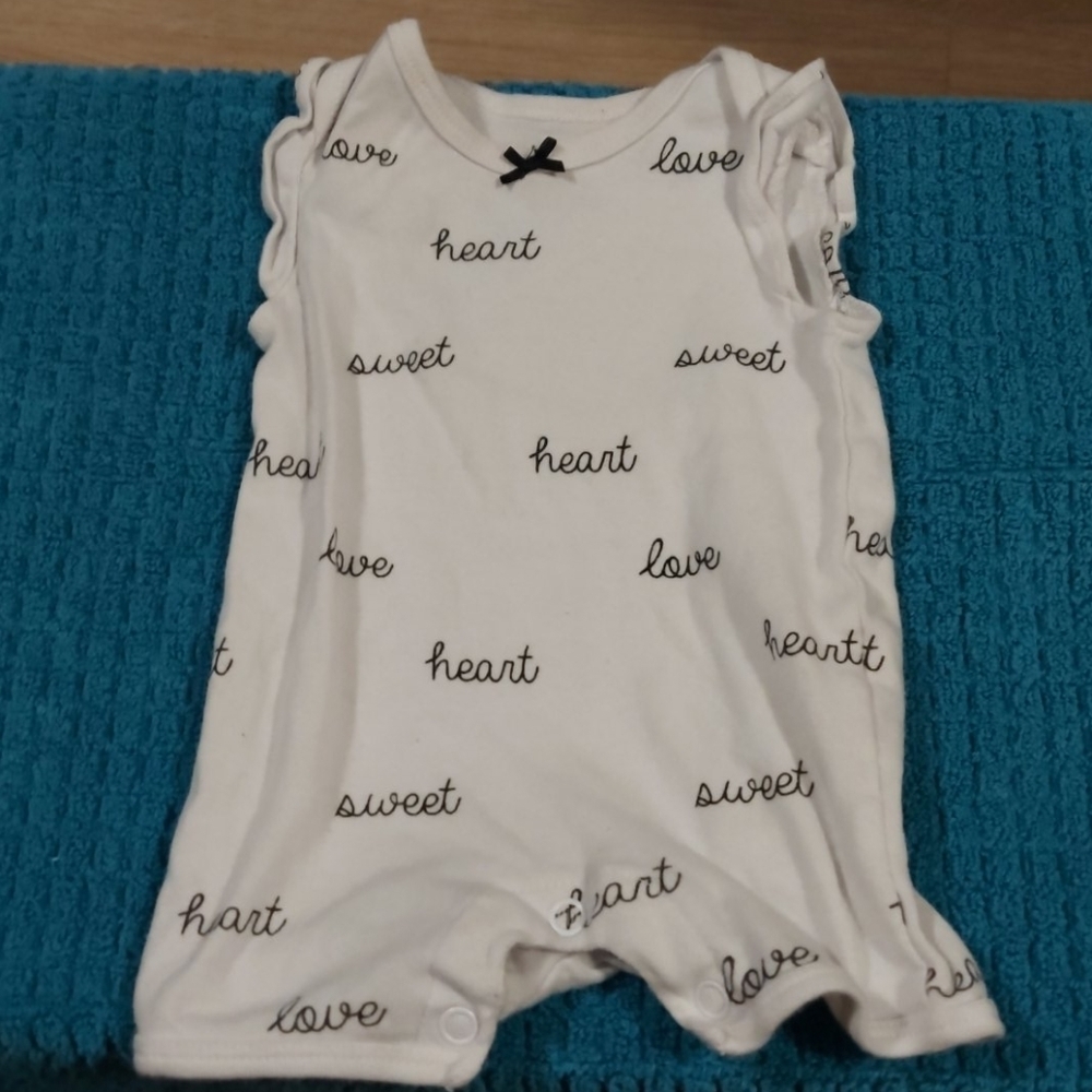 3 carters newborn onsies